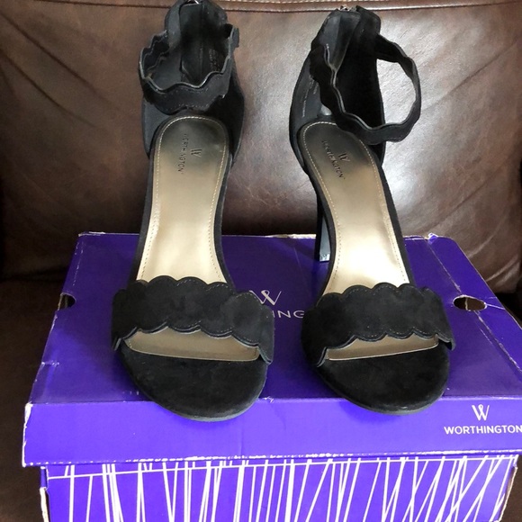 Worthington Cohen Heels Black New Size 10 - Picture 2 of 8